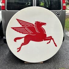 Vintage 60” Mobil Pegasus Wall Mount Light Up Sign Gas Oil *shipping available* picture