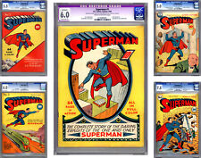 SUPERMAN #1-2-3-4-5 CGC 6.0+ THE *HOLY GRAIL* OF ALL COMICS PAST & PRESENT 1939 picture