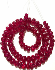 Red Ruby Melon Shaped Beads Ruby Hand Carved Pumpkin Beads Ruby Gemstone Beads picture