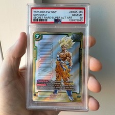 PSA 10 Son Goku SB01 Super Alt Art FB05-119 - Dragon Ball Super Fusion World picture