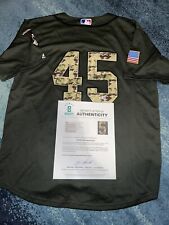 Donald Trump Signed #45 New York Yankees Memorial Day Jersey MAGA Beckett picture