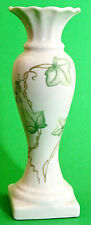 Beleek Ireland Porcelain Bud Vase Green Classic Ivy 7 1/8