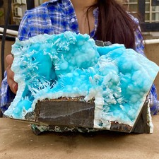 15.1LB Rare Blue Lace Agate - Natural Healing Crystal Stone Collector Specimen picture