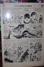 Justice League Of America 1963 Original Comic Art #20 Pg 24 Batman Superman WW picture