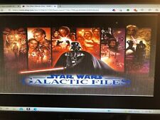 RARE STAR WARS GALACTIC FILES RED PARALLEL SET OF 1 AND 2 700 CARD SET COMPLETE picture