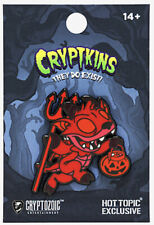 CRYPTOZOIC CRYPTKINS JERSEY DEVIL ENAMEL PIN HALLOWEEN FOLKLORE HOT TOPIC picture