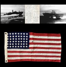 VERY RARE WWII U.S. NAVY SMALL BOAT No. 12 Ensign Patrol Torpedo Boat Flag picture