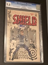 *Nick Fury 4 CGC 9.8 White Pages (Classic 1968 Cover)- Signed Steranko +magnet picture