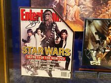 STAR WARS ONE OF A KIND SIGNED BY CAST 3D BOX FRAMED PICTURE picture