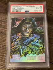 1995 Marvel Masterpieces Doctor Doom Holoflash PSA 10 GEM MT Pop 12 picture