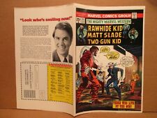 Mighty Marvel Western 33 COVER PROOF ART 1974 Rawhide Kid, Matt Slade, Two-Gun picture