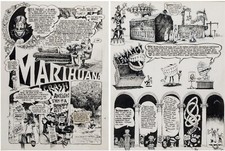 Dave Sheridan Mother's Oats Comix #3 Partial Story Original Art Pages 1-2 picture
