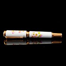 Montblanc Fountain pen with Meissen porcelain insert- painted cherry blossoms picture