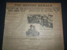 1907 MARCH 19 THE BOSTON HERALD - EVACUATION DAY SHOW GREATEST IN HISTORY- BH 13 picture