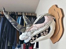 Anne Valerie Dupond Wall Hanging Plush Dinosaur Art 2017 Used picture