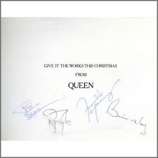Queen 1984 Autographed Works Tour Christmas Card (UK) picture