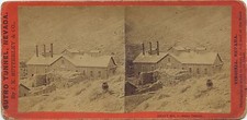 J.K.Sutterley & Co. stereoview (1860's) Sutro Tunnel Shaft No.1, Nevada picture