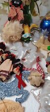 Lot of 67 Vintage Christmas Ornaments A Fun, Unique Assortment  Some Homemade picture