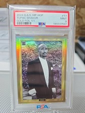 2024 G.A.S. GAS HIP-HOP GOLD FOIL 1/1 #T7 2PAC TUPAC SHAKUR PSA 9 MINT Card picture