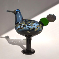 Iittala Birds by Toikka Kiikkuri 1995 Mail Order Vintage Oiva Toikka Glass Rare picture
