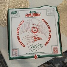 🍕Shaquille O'Neal Shaq-a-Roni Papa Johns Pizza Box [MINT CONDITION] [2020] 16