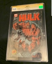 Hulk #1 SS CGC 9.8 1st Red Hulk Dynamic Forces Signed 5X Stan Lee Ferrigno Keown picture