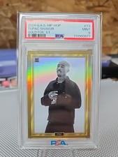 2024 G.A.S. GAS HIP-HOP GOLD FOIL 1/1 #T3 2PAC TUPAC SHAKUR PSA 9 MINT Card  picture