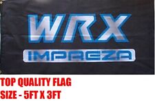 FLAG 5FT X 3FT SUBARU IMPREZA WRX RACING MANCAVE BAR GARAGE LOUNGE WALL HANG  picture