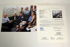 President Barack Obama Signed Bin Laden War Situation Room 8x10 Photo JSA COA picture