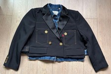 Sacai Levi’s Collaboration Denim Twill Jacket XS Black Near Mint picture