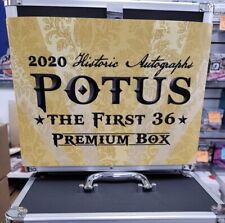 2020 Historic Autographs POTUS - The First 36 Premium 3 Box CASE Factory Sealed picture