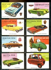 1953 1954 55 TOPPS WORLD OF WHEELS SPORTS CARS COMPLETE SET 162+20 RARE HIGH #s picture