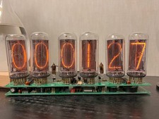 Authentic IN-18 Nixie Tube Clock Steins Gate Divergence Meter Tube Retro New JP picture