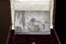 EXTREMELY RARE TARGA VINCENZO FLORIO 1906 COMPETITOR´S PLAQUE by RENÉ LALIQUE picture