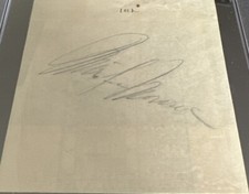 MARIlYN MONROE 1952 PSA/DNA FULL SIGNATURE PENCIL CUT BLOTTING PAPER 12-8-52 🌟 picture
