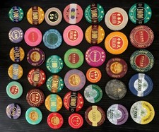 AOP Huge Collection of Casino Chips upto $1,000,000 (188 chips) picture