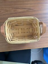 Vintage Longaberger 1999 Basket. Leather Handles.  picture