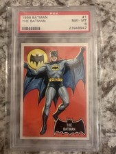 1966 Batman The Batman #1 PSA 8 NM-MT Graded Non-Sport Trading Card picture