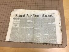 original NATIONAL ANTI-SLAVERY STANDARD newspaper  4-21-1866 CIVIL RIGHTS BILL picture