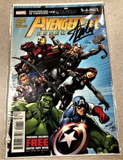 AVENGERS ASSEMBLE #1 Autographed by Stan Lee COA Ultra Rare Perfect Condition picture