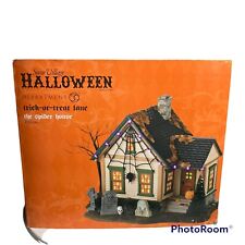Dept 56 The Spider House 4025340 Snow Village Halloween Trick or Treat Lane Rare picture