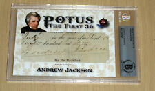 2020 Historic Autographs POTUS First 36 cut auto autograph Andrew Jackson 7th PZ picture