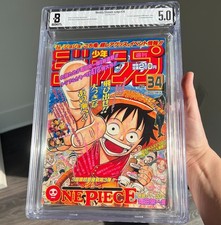 Weekly Shonen Jump 1997 #34 ⭐ BGS 5.0 ORIGINAL NOT REPRINT ⭐ 1st One Piece Manga picture