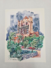 Disney The Hollywood Tower Hotel Artist Proof #5/5 Mint, Signed by Ray Day. picture
