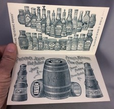 1880s F & J HEINZ PICKLES Vinegar Victorian Advertising ANTIQUE TRADE CARD picture