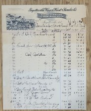 1904 Billhead Arkansas Fayetteville Wagon Wood  Lumber picture