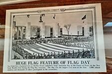 VTG RARE Boy Scouts PHOTOPRAPH POSTER WORLD WAR 2 ERA Flag Day 1940 NYC NEW YORK picture