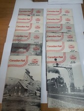 Canadian Rail Magazine 1977 complete year 12 issues 1977 picture