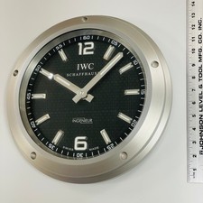 IWC SCHAFFHAUSEN INGENIEUR SWISS MADE VINTAGE DEALER SHOWROOM MURALE WALL CLOCK picture