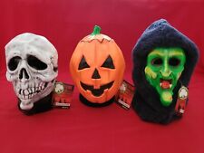 HALLOWEEN III 3 SEASON OF THE WITCH DON POST MASK SET OF 3 SILVER SHAMROCK 2012 picture
